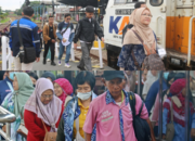 Penumpang Arus Balik Lebaran Mulai Memadati Stasiun Cirebon